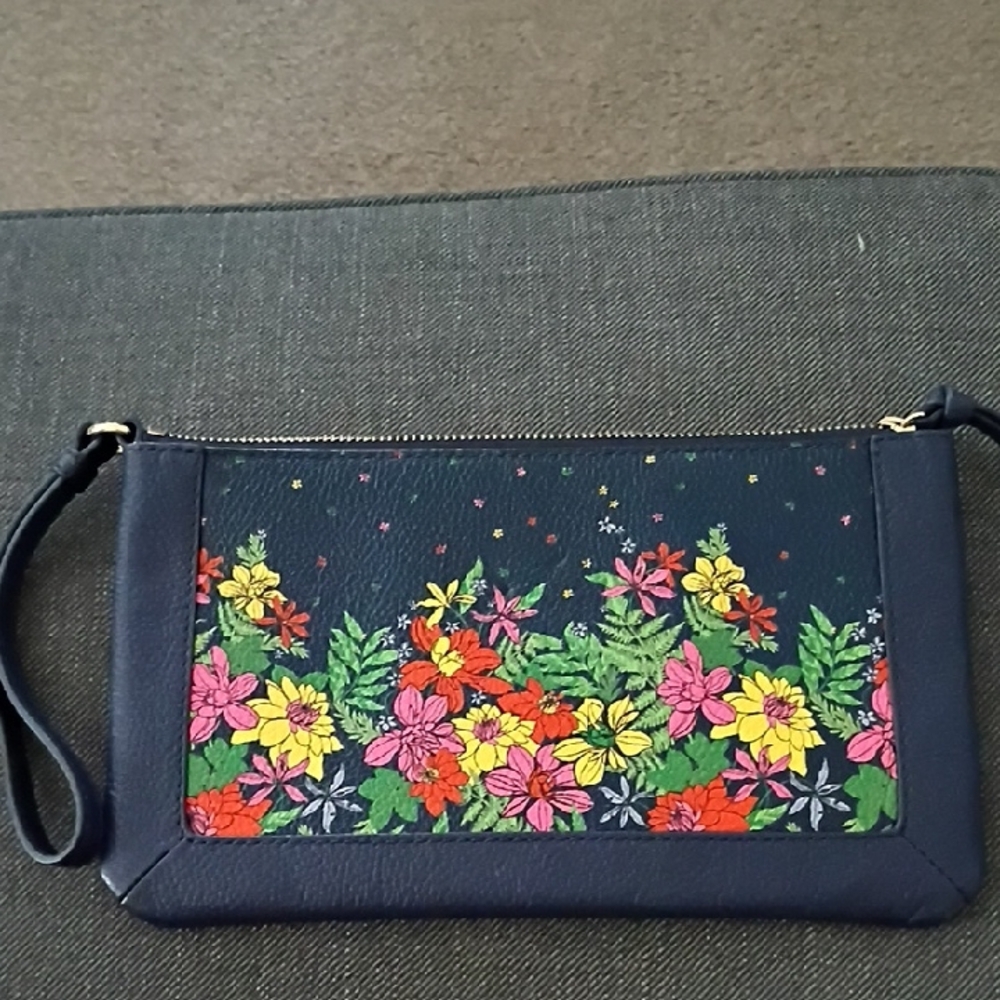 Floral Patterned Clutch Bag